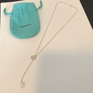 Tiffany & Co. sterling silver lariat necklace